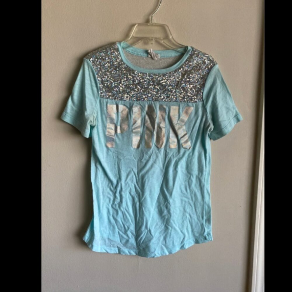 VS PINK SEQUIN TSHIRT